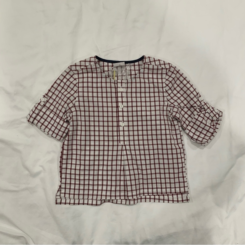 NWT Egg by Susan Lazar Button Down Shirt Tunic - 12 months